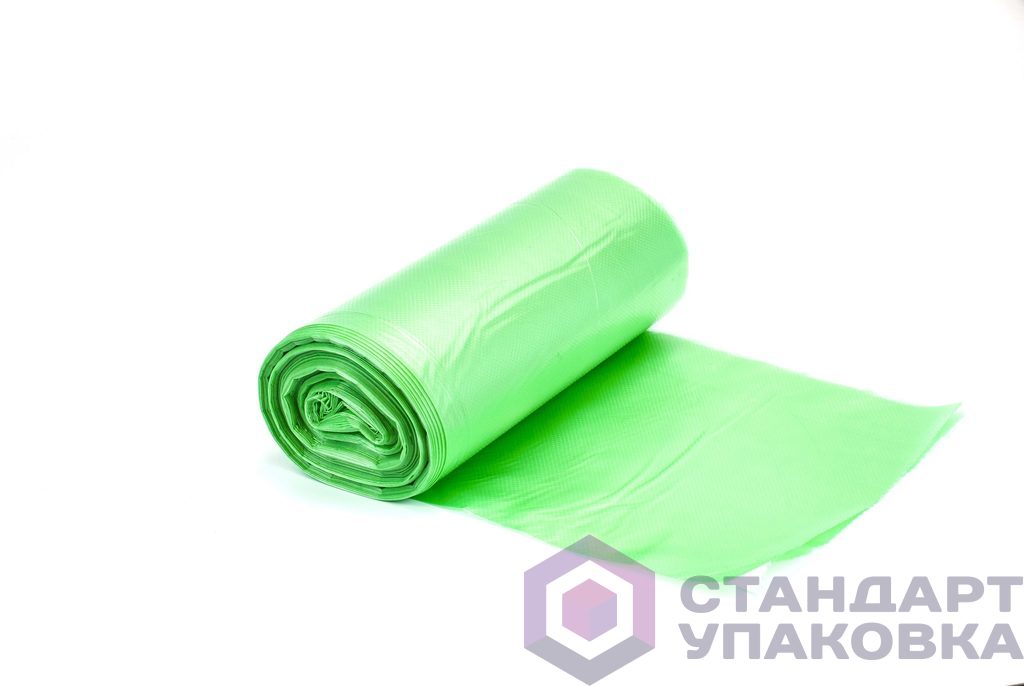 П/э пакет ПНД 45*50, 16 мкм Биоразлагаемый, цветной, 20л./100шт. в рулоне