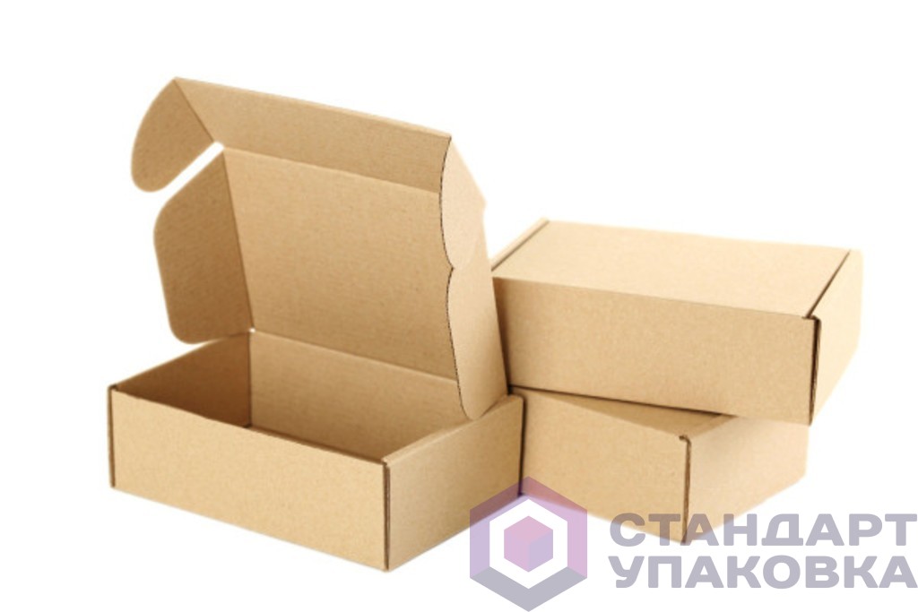 Гофрокороб бурый шкатулка, трехслойный Т22В 245*155*100мм